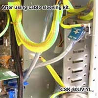 【クリックでお店のこの商品のページへ】CABLE SLEEVING KIT (CSK-80UV-YL)