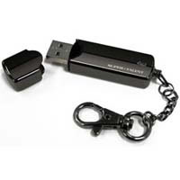 【クリックでお店のこの商品のページへ】Nickel Metal 2GB USB2.0 Flash Drive (Black) STU2NIKB