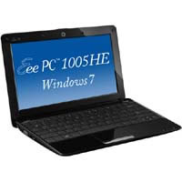 【クリックでお店のこの商品のページへ】Eee PC 1005HE-WS160 クリスタルブラック EPC1005HEW7BK16 《送料無料》