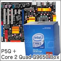 【クリックで詳細表示】その他Core 2 Quad Q9650 Box (LGA775) ＋ P5Q セット