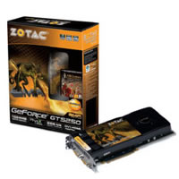 【クリックで詳細表示】GeForce GTS250 1GB AMP！ EDITION (ZT-20102-10P) 《送料無料》