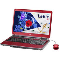 【クリックで詳細表示】LaVie L LL750/AS6R PC-LL750AS6R (スパークリングリッチレッド) 《送料無料》