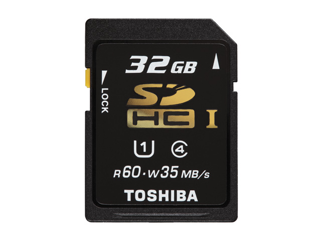 【クリックで詳細表示】TOSHIBA UHS-1 SDHC Memory Card SD-E032GUA