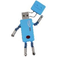【クリックでお店のこの商品のページへ】1GB T-Bot USB Drive Blue (TG001GR501L)