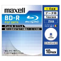 【クリックで詳細表示】MAXELL データ用ブルーレイディスクBDR(4X) BR25PPLWPB.10S