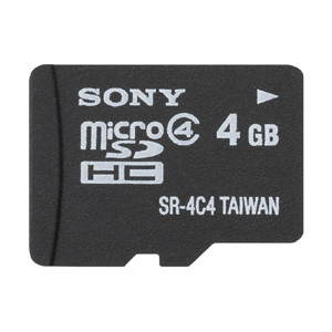 【クリックで詳細表示】SONY microSDHCメモリーカード SR-4A4