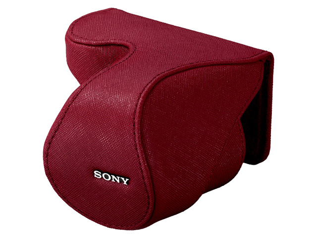 【クリックでお店のこの商品のページへ】SONY レンズジャケット LCS-EML2A R 《送料無料》