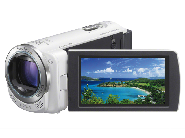 【クリックでお店のこの商品のページへ】SONY デジタルHDビデオカメラレコーダー HDR-CX270V W 《送料無料》