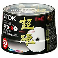 【クリックでお店のこの商品のページへ】DVD-R 50P 16X DR120HCPW50PT