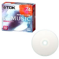 【クリックでお店のこの商品のページへ】CD-R 10P CDRDE74PWX10N