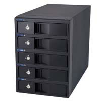 【クリックで詳細表示】裸族のインテリジェントビル5Bay USB3.0＋eSATAコンボ(CRIB535EU3) 《送料無料》