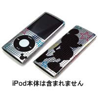 【クリックでお店のこの商品のページへ】iPod nano4th専用 iJacket キラキラ立体シール ミッキーマウス RX-IJK356MKY