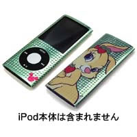 【クリックでお店のこの商品のページへ】iPod nano4th専用 iJacket キラキラ立体シール ミス バニー RX-IJK360MBN