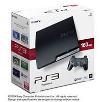 【クリックでお店のこの商品のページへ】PlayStation 3本体 160GB チャコール・ブラック CECH-2500A