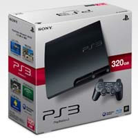 【クリックでお店のこの商品のページへ】PlayStation 3本体 320GB チャコール・ブラック CECH-3000B 《送料無料》
