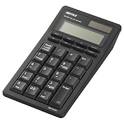 【クリックでお店のこの商品のページへ】BUFFALO 電卓機能付テンキーボード ブラック BSTKD01BK