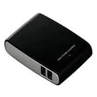 【クリックでお店のこの商品のページへ】BUFFALO 2A対応USB充電器 2ポート ブラック BSIPA08BK