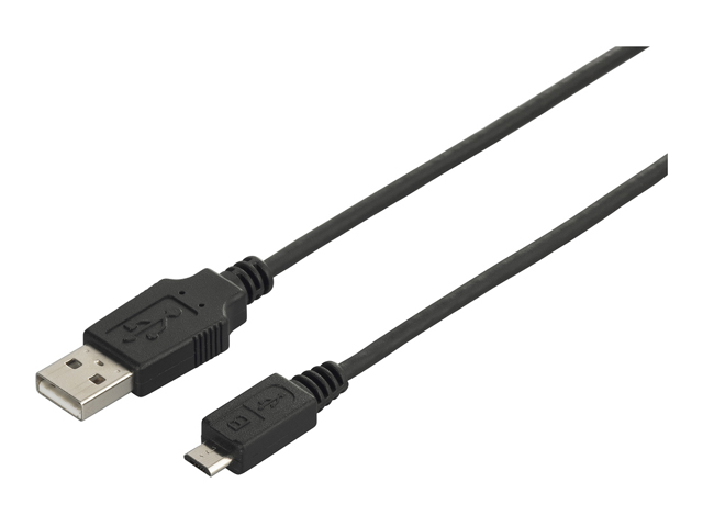 【クリックでお店のこの商品のページへ】BUFFALO USB2.0ケーブル(A to microB) 0.2m BSMPC03U02BK