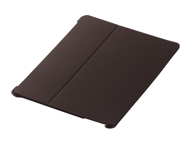 【クリックでお店のこの商品のページへ】BUFFALO iPad2専用レザーケース 液晶保護フィルム付 ブラウン BSIPD203CLBW