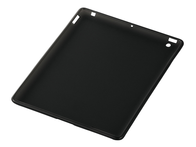 【クリックで詳細表示】BUFFALO iPad2専用TPUケース 液晶保護フィルム付 ブラック BSIPD202CTBK