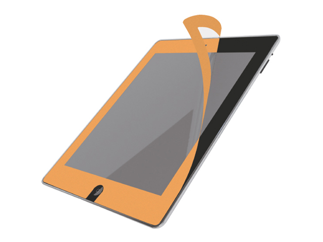 【クリックでお店のこの商品のページへ】BUFFALO iPad2用液晶保護フィルム イージーフィット オレンジ BSEFIPD2OR