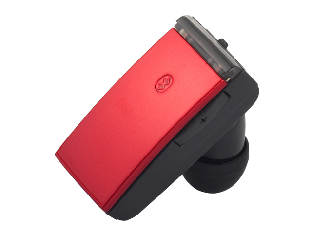 【クリックで詳細表示】iBUFFALO Bluetooth3.0 超小型ヘッドセット レッド BSHSBE18RD