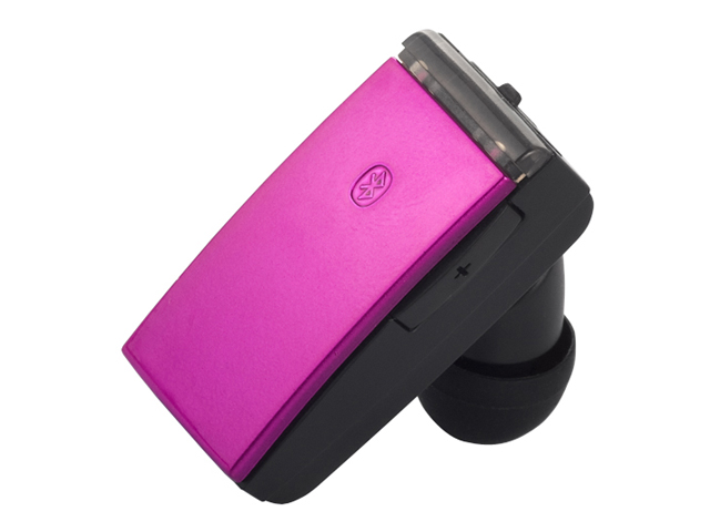 【クリックで詳細表示】iBUFFALO Bluetooth3.0 超小型ヘッドセット ピンク BSHSBE18PK