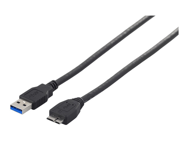 【クリックで詳細表示】iBUFFALO USB3.0ケーブル 2.0m ブラック BSUAMB320BK