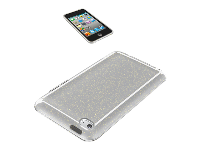 【クリックでお店のこの商品のページへ】iBUFFALO iPod touch用 ソフトケース ラメクリア BSIP4TCTLCR