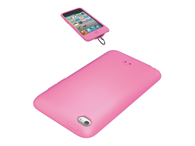 【クリックで詳細表示】iBUFFALO iPod touch用 シリコンケース ピンク BSIP4TCSPK
