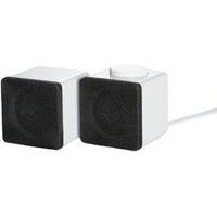 【クリックでお店のこの商品のページへ】BUFFALO キューブ型コンパクトスピーカー USB電源/USB音源タイプ BSSP04DWH