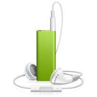 【クリックでお店のこの商品のページへ】2GB iPod shuffle MC381J/A グリーン 《送料無料》