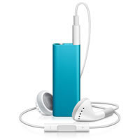 【クリックでお店のこの商品のページへ】2GB iPod shuffle MC384J/A ブルー