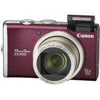 【クリックでお店のこの商品のページへ】CanonPowerShot SX200 IS ボルドーレッド 《送料無料》