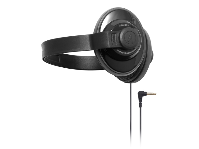 【クリックでお店のこの商品のページへ】audio-technica ポータブルヘッドホン ATH-XS7 BK 《送料無料》