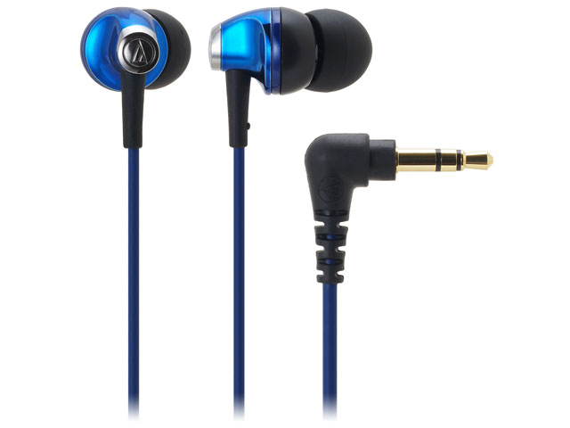 【クリックでお店のこの商品のページへ】audio-technica インナーイヤーヘッドホン ATH-CKM500 BL 《送料無料》