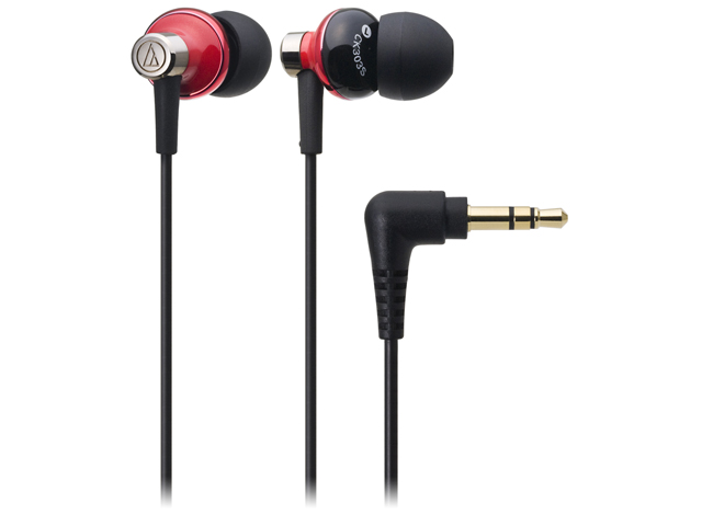 【クリックでお店のこの商品のページへ】オーディオテクニカaudio-technica インナーイヤーヘッドホン ATH-CK303S RD