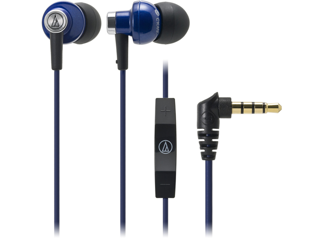 【クリックで詳細表示】audio-technica iPod/iPhone/iPad専用インナーイヤーヘッドホン ATH-CK400i BL