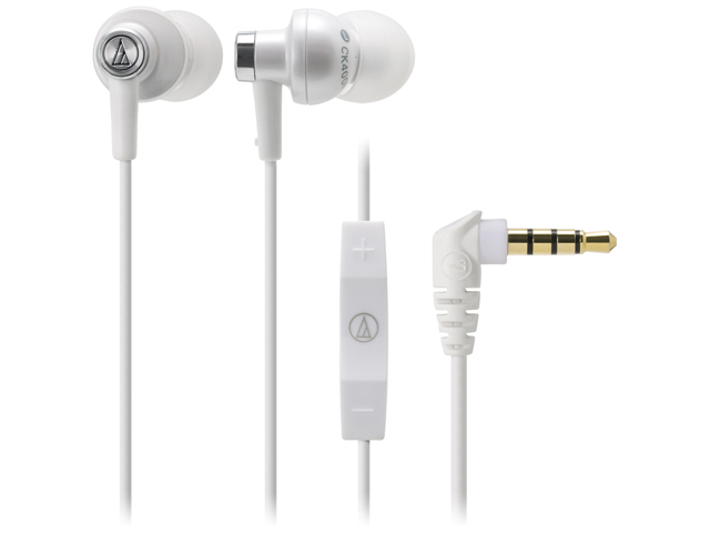 【クリックで詳細表示】audio-technica iPod/iPhone/iPad専用インナーイヤーヘッドホン ATH-CK400i WH