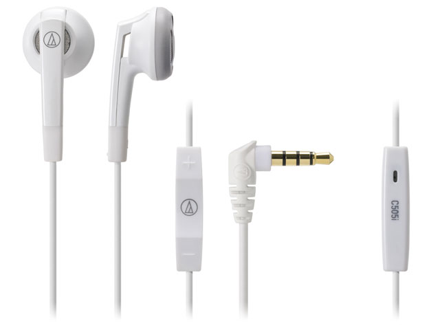 【クリックで詳細表示】audio-technica iPod/iPhone/iPad専用インナーイヤーヘッドホン ATH-C505i WH