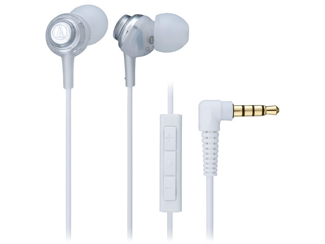 【クリックで詳細表示】audio-technica iPod/iPhone/iPad専用インナーイヤーヘッドホン ATH-CKL202i WH