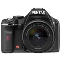 【クリックでお店のこの商品のページへ】PENTAX K-x レンズキット ブラック 《送料無料》
