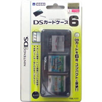 【クリックでお店のこの商品のページへ】DSカードケース6ブラック
