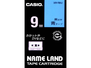 【クリックで詳細表示】CASIO カシオネームランドテープ XR-9BU