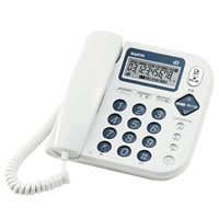 【クリックでお店のこの商品のページへ】SANYO留守番電話機 TEL-F59(H)ノーブルグレー TELF59