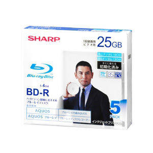 【クリックで詳細表示】SHARPSHARP ビデオ用ブルーレイディスク VR-25BR5