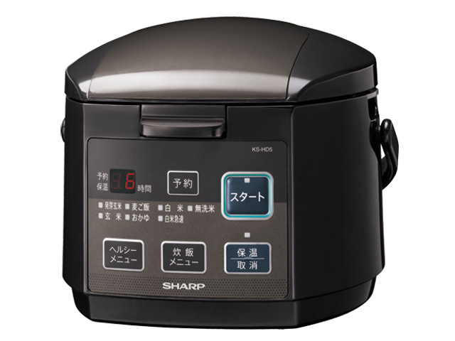 【クリックで詳細表示】SHARP ジャー炊飯器 KS-HD5-B 《送料無料》