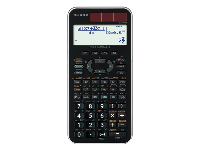 【クリックでお店のこの商品のページへ】SHARP 関数電卓 EL-5060J-X