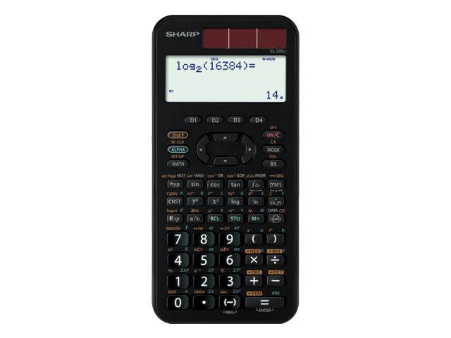 【クリックでお店のこの商品のページへ】SHARP 関数電卓 EL-509J-BX
