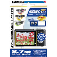 【クリックでお店のこの商品のページへ】HAKUBA315028 デジタルカメラ用液晶保護フィルムi 汎用 2.7インチ